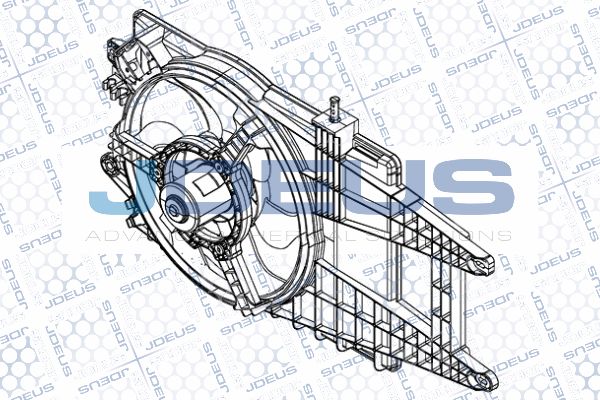 JDEUS Tuuletin, moottorin jäähdytys EV848200