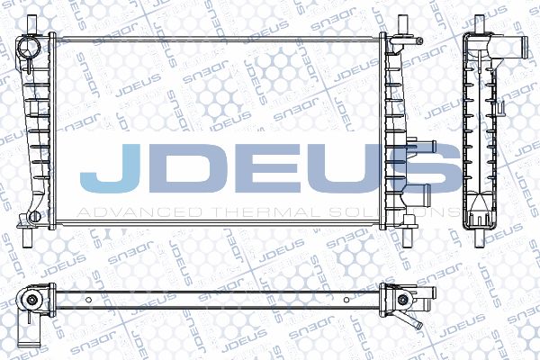 JDEUS Jäähdytin,moottorin jäähdytys RA0120941