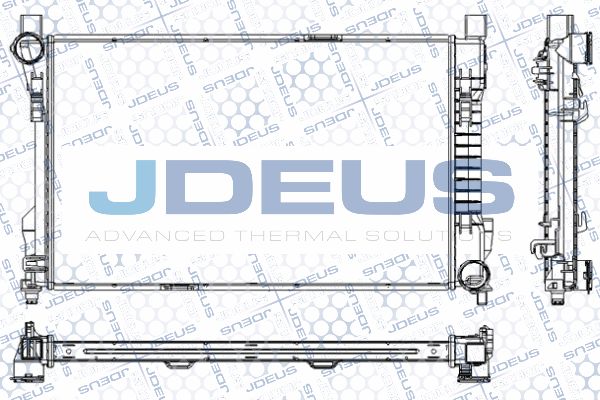 JDEUS Jäähdytin,moottorin jäähdytys RA0170560