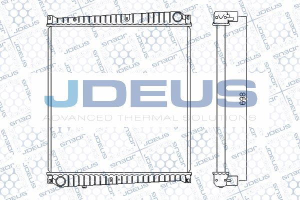 JDEUS Jäähdytin,moottorin jäähdytys RA1230920