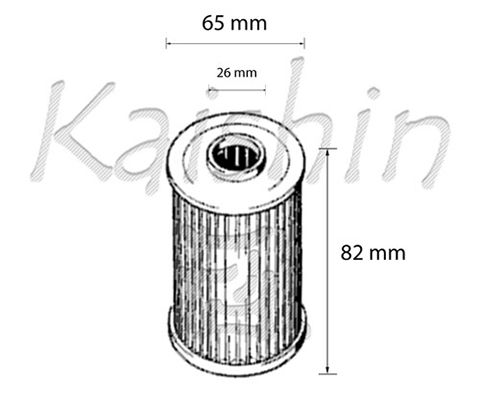 KAISHIN Öljynsuodatin O961