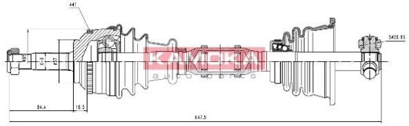 KAMOKA Vetoakseli RN1138909A