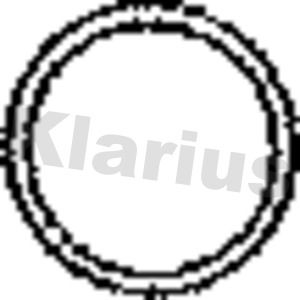 KLARIUS Tiiviste, pakoputki 410156