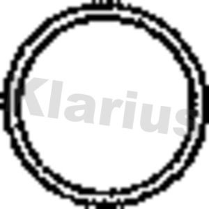 KLARIUS Tiiviste, pakoputki 410157