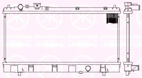 KLOKKERHOLM Jäähdytin,moottorin jäähdytys 3475302151