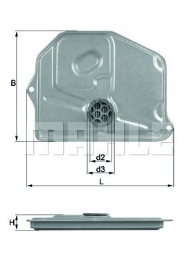 KNECHT Hydrauliikkasuodatin, automaattivaihteisto HX 45