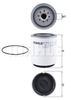 KNECHT Polttoainesuodatin KC 377D