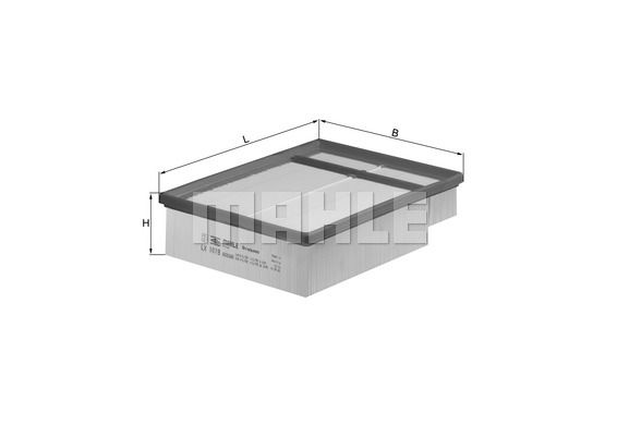 KNECHT Ilmansuodatin LX 1019