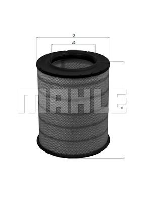 KNECHT Ilmansuodatin LX 1281