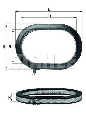 KNECHT Ilmansuodatin LX 217