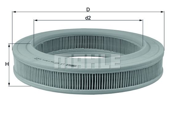 KNECHT Ilmansuodatin LX 431