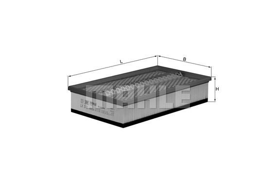 KNECHT Ilmansuodatin LX 518