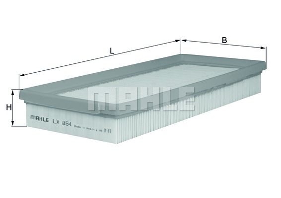 KNECHT Ilmansuodatin LX 854