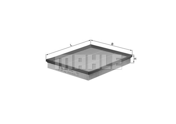 KNECHT Ilmansuodatin LX 876