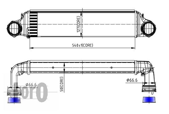 LORO Välijäähdytin 004-018-0001