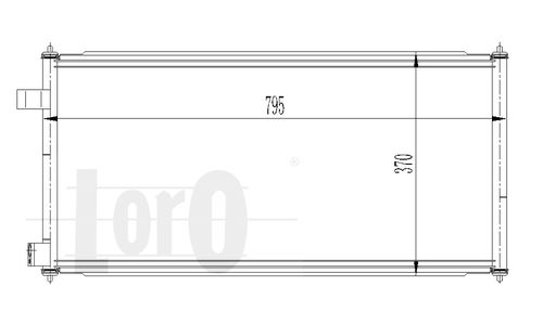 LORO Lauhdutin, ilmastointilaite 017-016-0021