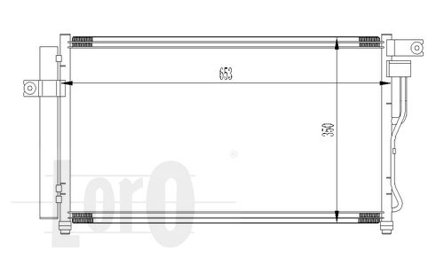 LORO Lauhdutin, ilmastointilaite 019-016-0019