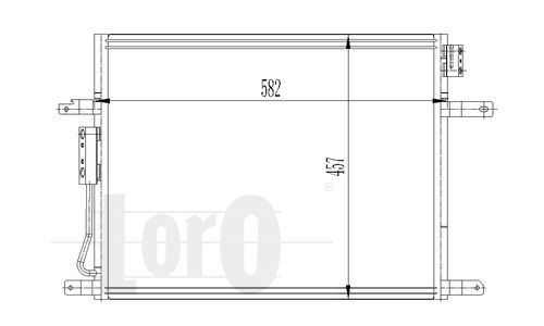 LORO Lauhdutin, ilmastointilaite 023-016-0002