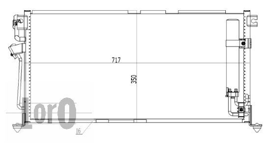 LORO Lauhdutin, ilmastointilaite 033-016-0011