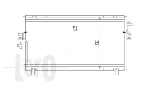 LORO Lauhdutin, ilmastointilaite 035-016-0002