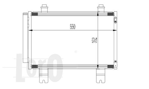 LORO Lauhdutin, ilmastointilaite 050-016-0002