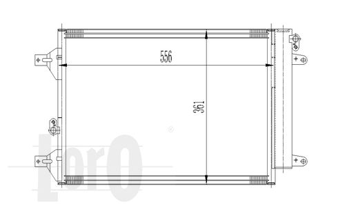 LORO Lauhdutin, ilmastointilaite 053-016-0021