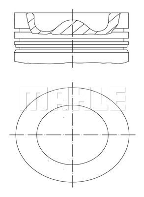 MAHLE Männät 004 09 00