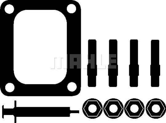 MAHLE Asennussarja, turboahdin 008 TA 17836 000