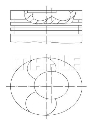 MAHLE Männät 028 PI 00112 000