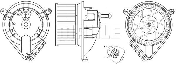 MAHLE Sisätilapuhallin AB 271 000S