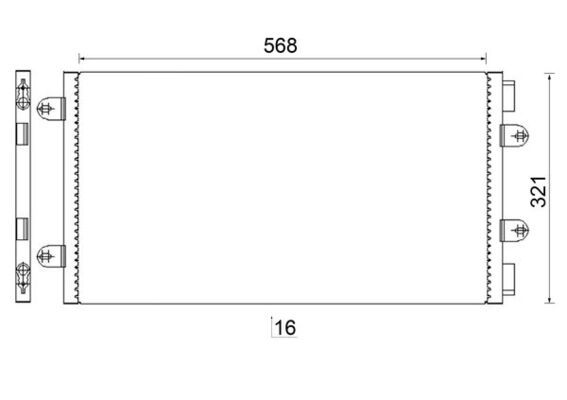 MAHLE Lauhdutin, ilmastointilaite AC 236 000S