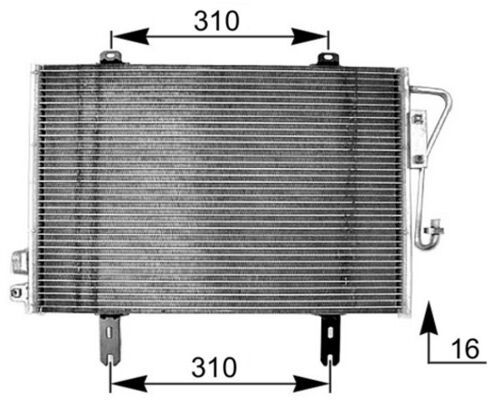 MAHLE Lauhdutin, ilmastointilaite AC 253 000S