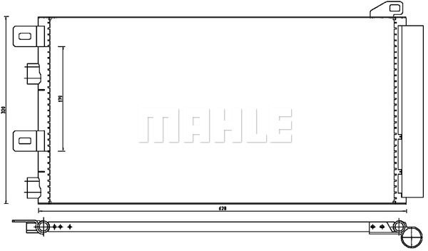 MAHLE Lauhdutin, ilmastointilaite AC 312 000P