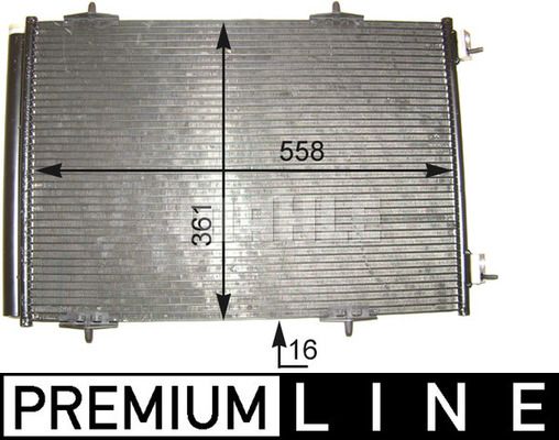 MAHLE Lauhdutin, ilmastointilaite AC 466 000P