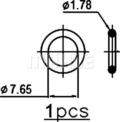 MAHLE Lauhdutin, ilmastointilaite AC 636 000P