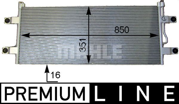 MAHLE Lauhdutin, ilmastointilaite AC 783 000P