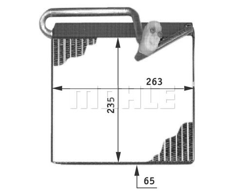 MAHLE Höyrystin, ilmastointilaite AE 51 000P