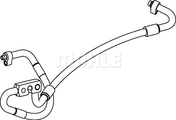 MAHLE Korkeapaine-/matalapainejohto, ilmastointilaite AP 70 000P