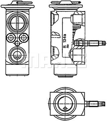 MAHLE Paisuntaventtiili, ilmastointilaite AVE 60 000P