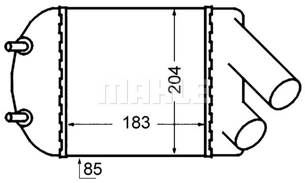 MAHLE Välijäähdytin CI 344 000S