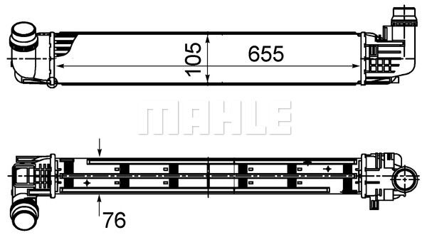 MAHLE Välijäähdytin CI 496 000S