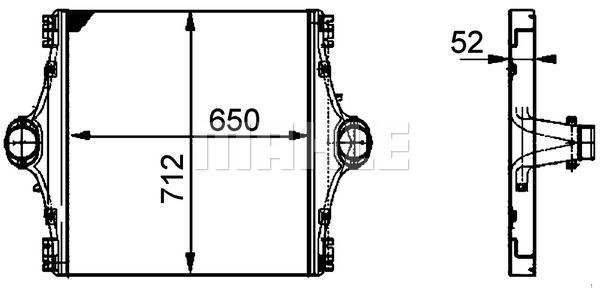 MAHLE Välijäähdytin CI 99 000P