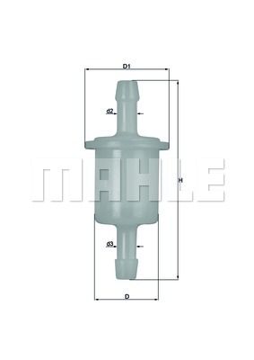 MAHLE Polttoainesuodatin KL 26 OF