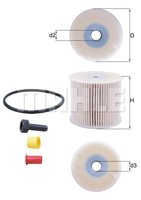 MAHLE Polttoainesuodatin KX 85D