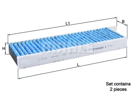 MAHLE Suodatin, sisäilma LAO 428/S