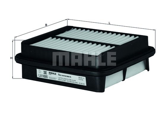 MAHLE Ilmansuodatin LX 1690