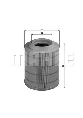 MAHLE Ilmansuodatin LX 1798