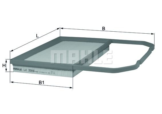 MAHLE Ilmansuodatin LX 3306