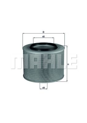 MAHLE Ilmansuodatin LX 441