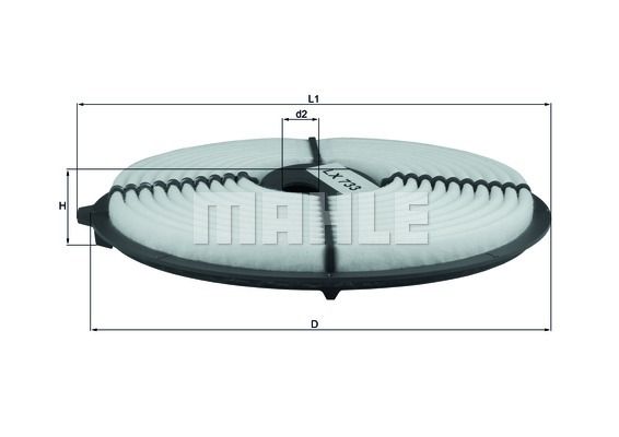 MAHLE Ilmansuodatin LX 733